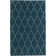 Tapis de la zone bleu-vert en laine noué la à la main Moreton