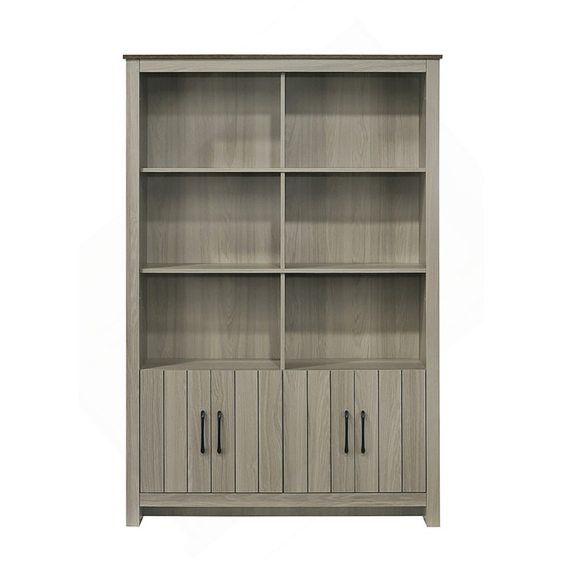 Bibliothèque avec portes d'armoire