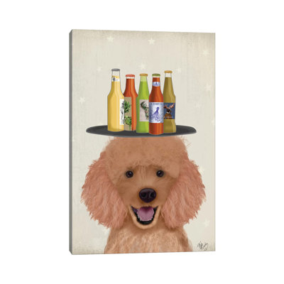 «Apricot Beer Lover» par Fab Funky, reproduction d'art sur toile tendue