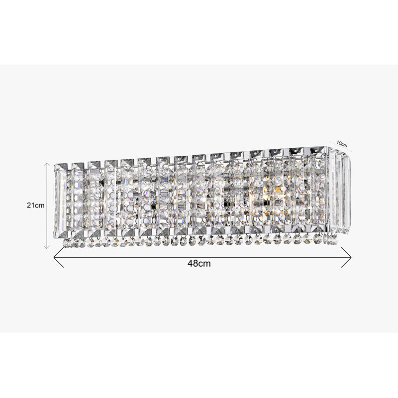 Lonnie Steel Flush Mounted Sconce