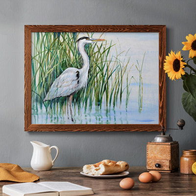" Heron In The Marsh I "