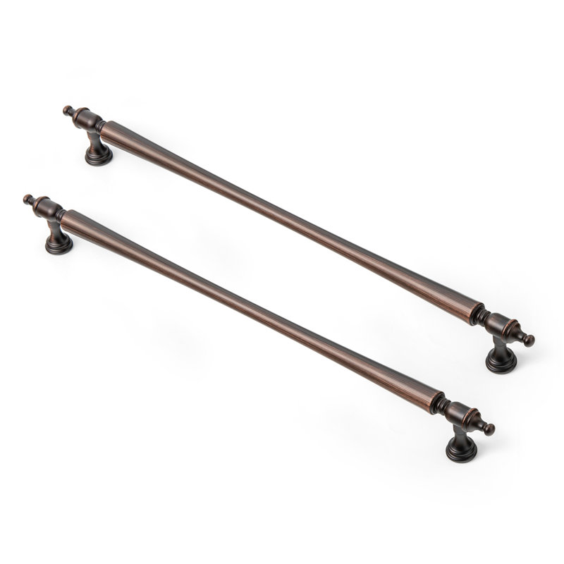Ensemble de poignées de bar élégantes, 12.6", Bronze frotté à l'huile
