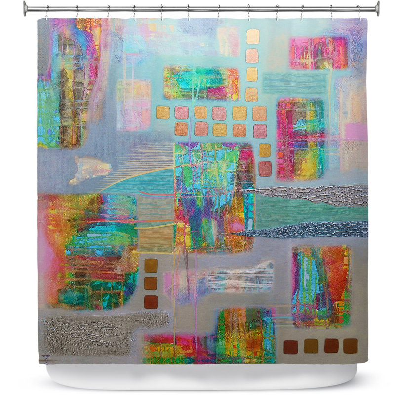 Abstract Shower Curtain