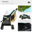 Foldable Pet Stroller for XS and S with Rain Cover-94516154