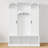 Hall Tree With Storage Bench, Entryway Coat Rack With Cabinets And Hooks, Arched Display Shelf Design, Contemporary Minimalist, Entryway-1517175121
