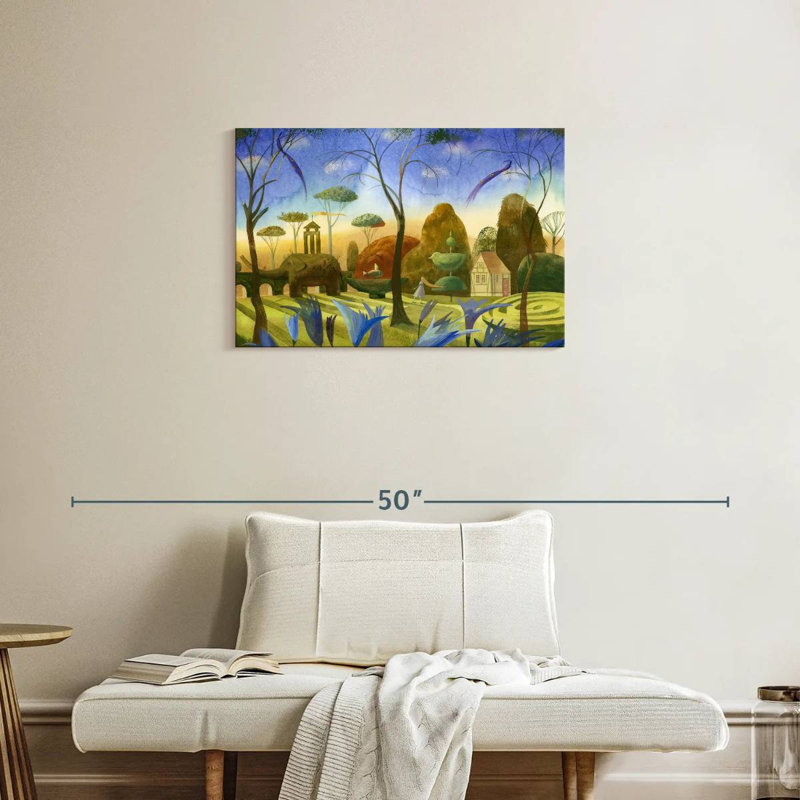 Senne, le jardin magique, H 20 po x l 30 po