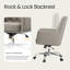Chaise de bureau capitonnée à boutons-1678769341