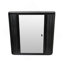 Wall-Mounted Bathroom Cabinet With Mirror, Metal Framed Mirrored Door Medicine Cabinet, 2 Inner Shelves For Storage, Modern Farmhouse Style, Over Toilet Or Vanity Organizer