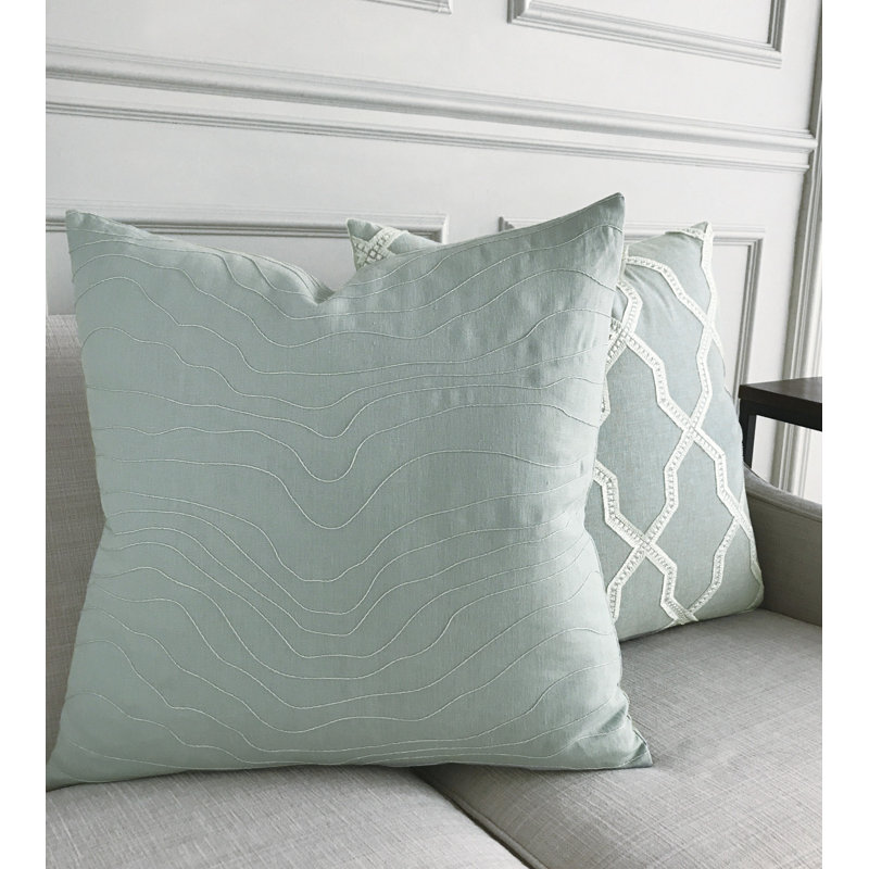 Boutique Linen Square Pillow Cover & Insert