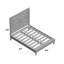 Taj Solid Wood Bed-2036052250-2036052253
