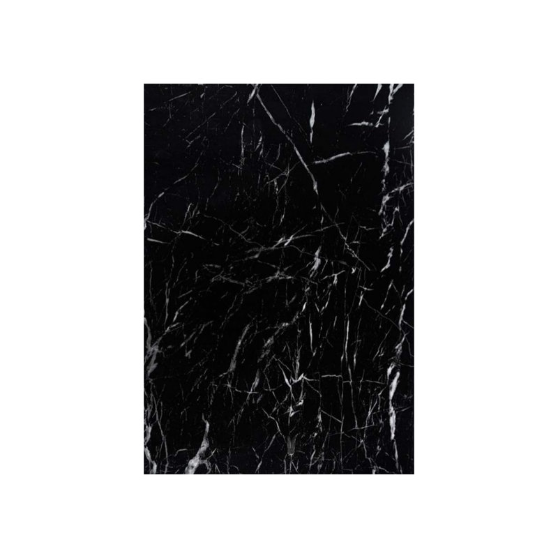 15.75" x 354.33" Marble Wallpaper Self Adhesive Black Kitchen Countertop Granite Paper