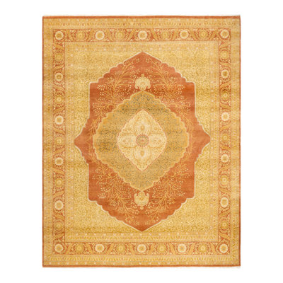 Oakhur One-of-a-Kind 7' 10" X 10' 6" 2000s Wool Area Rug in Brown