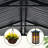 11 Ft. W x 13 Ft. D Aluminum Patio Gazebo with Gable Roof