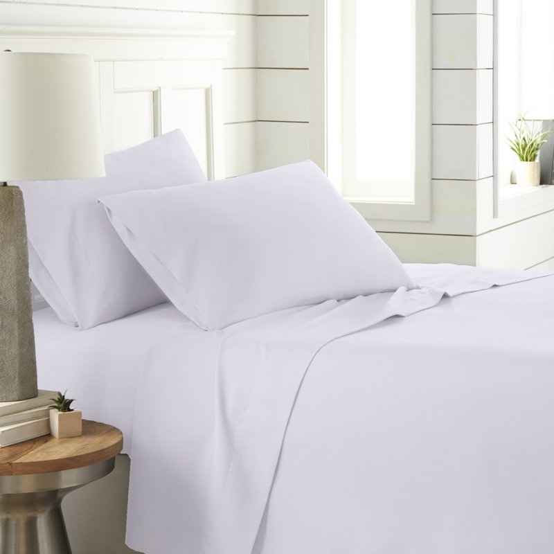 Classic Collection From Southshore Fine Linens Classic Sheet Set, Queen, Bright White