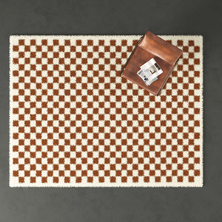 Burnt Orange Checkered Phone Wallpaper 3 Additional Colors. 