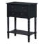 Console étroite, canapé mince avec trois tiroirs de rangement et tablette inférieure-1930921054