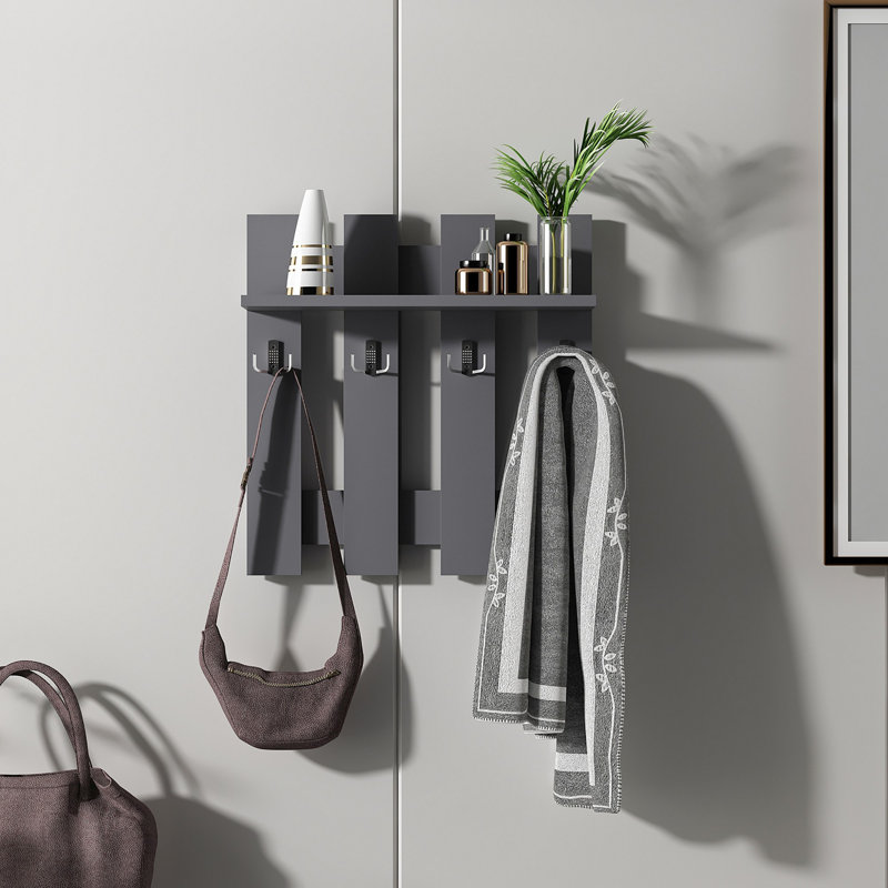 Locelso Floating Shelf, Grey