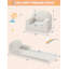 Canapé convertible pour enfants 2 en 1, canapé-lit pliant pour tout-petit, mousse souple, chambre de bébé, gris-972101129