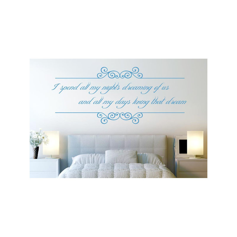 Non-Wall Damaging Wall Decal, Light Blue