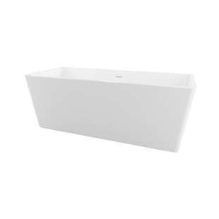 67'' x 29.53'' Freestanding Soaking Acrylic Bathtub