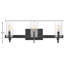 Luminaire de salle de bain 3 lumières avec abat-jour cylindrique transparent Ryden-929811230
