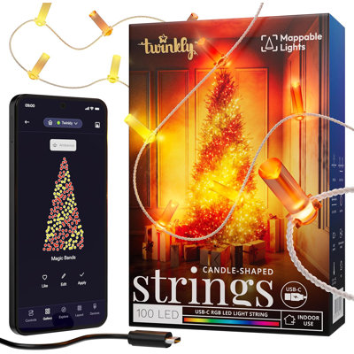 Guirlande Twinkly Strings Usb-c Candle 100 Led