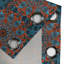 Rideau décoratif à 2 panneaux avec œillets East Urban Home Mandala, 50 po x 54 po, bleu vermillon noir-461905552