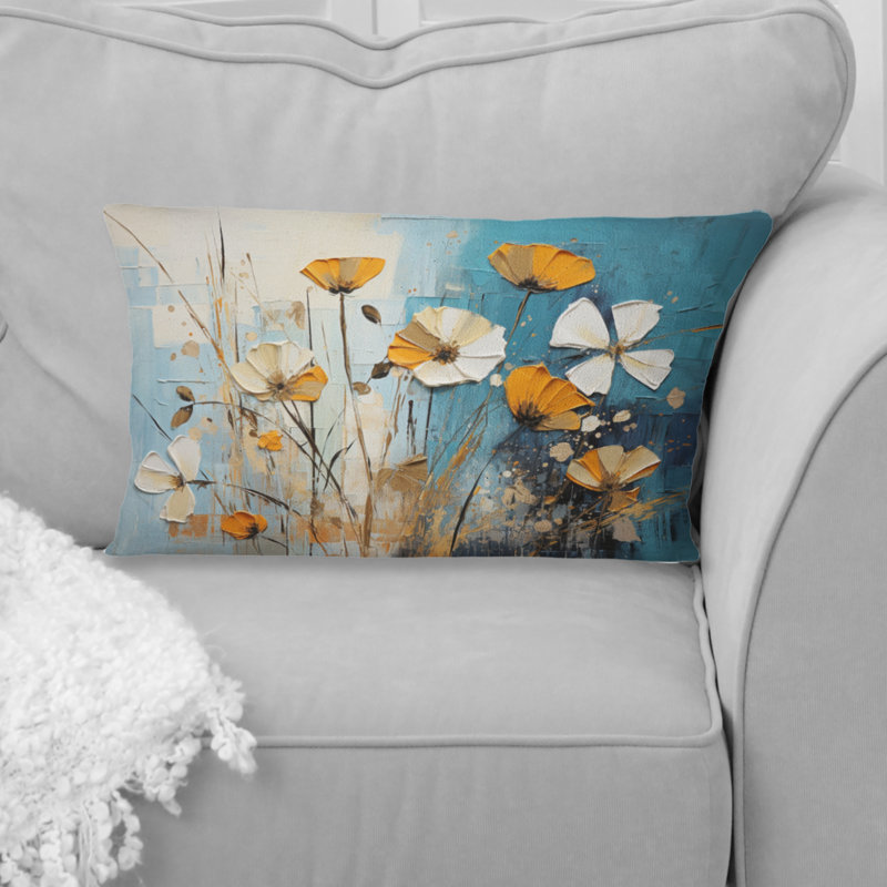 Coussin Meadow Whispers Collage III - Meadow