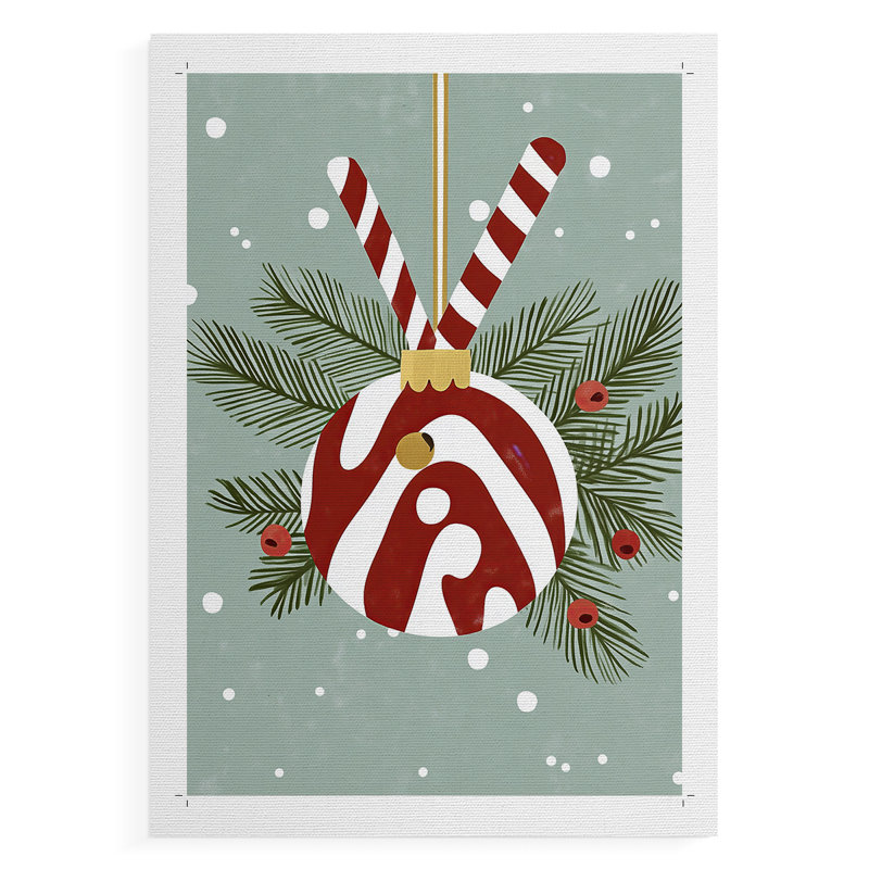 Fêtes de Noël, art DCC-III, impression sur toile seulement