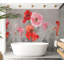 Adhésif mural floral pelez et collez - Pré gris-155884084