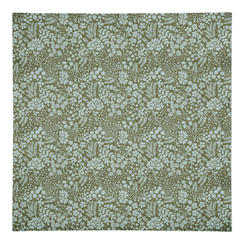 Serviette en coton 10 po D Délicate, Vert