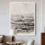 Art mural Mid-Century moderne en toile pour salon-133665482