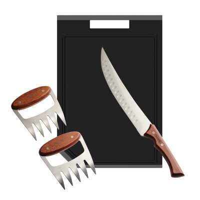 BBQ 4 Piece Grilling Tool Set