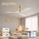 52" 3-Blade Modern Wood Ceiling Fan with Light and Remote, WiFi Alexa Control, Quiet DC Motor, Indoor/Outdoor