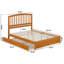 Lit plateforme en bois massif Lamari avec pied de lit et lit gigogne-2075297632-2020591145