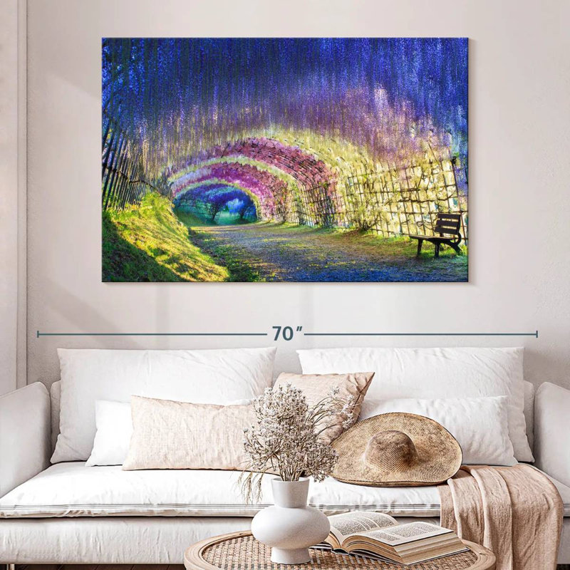 Tunnel de fleurs Harnek Wisteria, H 34 po x l 51 po