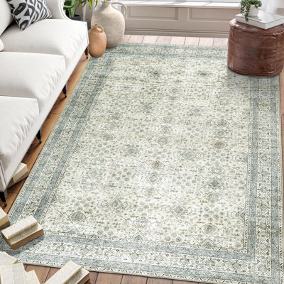 Tapis lavable à la machine Nainika Bev