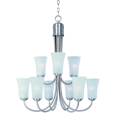 Ashunta 9 - Light Dimmable Tiered Chandelier