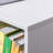 6-Cubby Kids Bookcase With Reading Nook And Cushion, Multi-Purpose Storage Organizer-1051661481