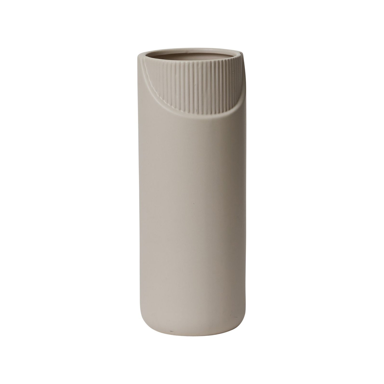Handmade Ceramic Table Vase, 12" H x 4.5" W x 4.5" D