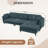Chenille L-Shaped Sectional-1140890945