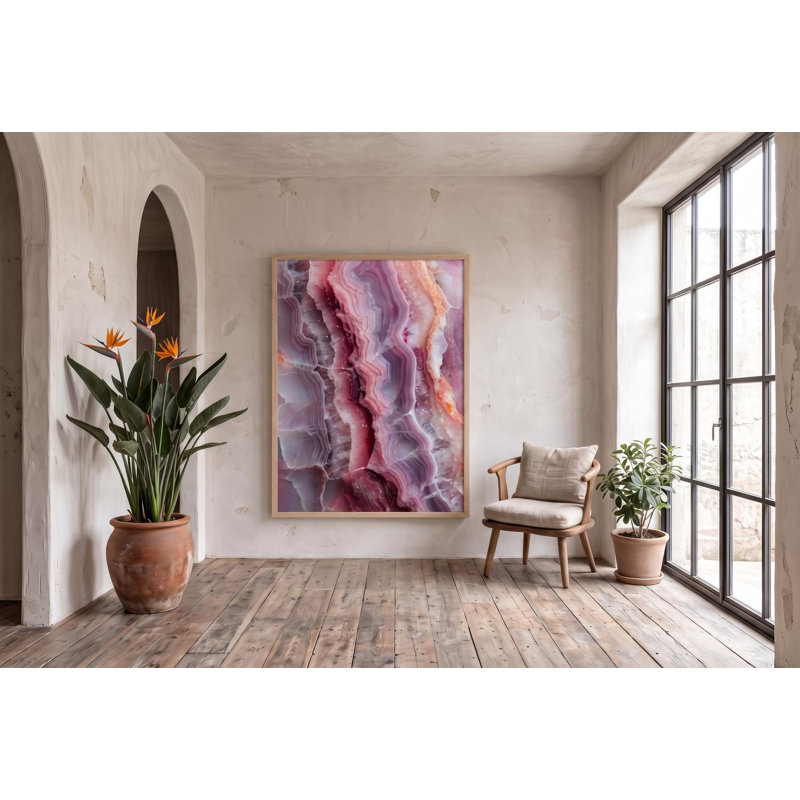Rose Strata, 40" H x 53" W