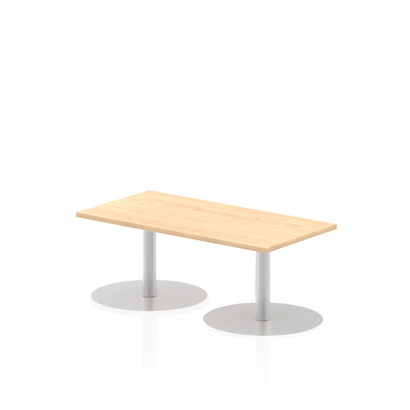 Leondre Rectangle Manufactured Wood Conference Meeting Table, 47.5cm H x 120cm W x 60cm D, Maple