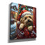 «The Holiday Aisle®« Puppy with Santa Hat On A Red Pickup 1 »par Momart, art mural sur toile, 26 po x 30 po-7616727