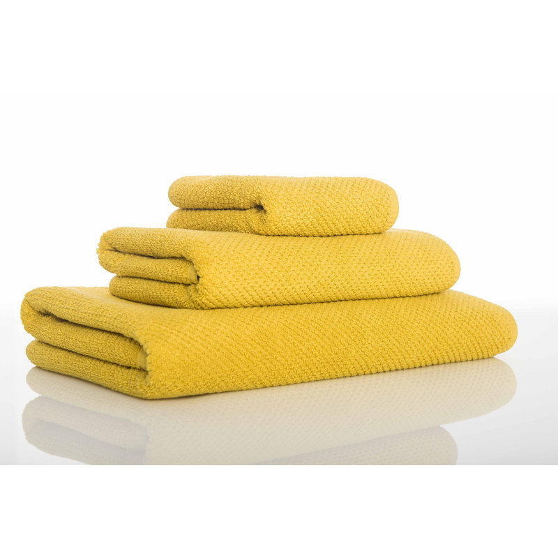 Bee Waffle Waffle Towel, Mustard, Medium, Hand Towel 1-Pack