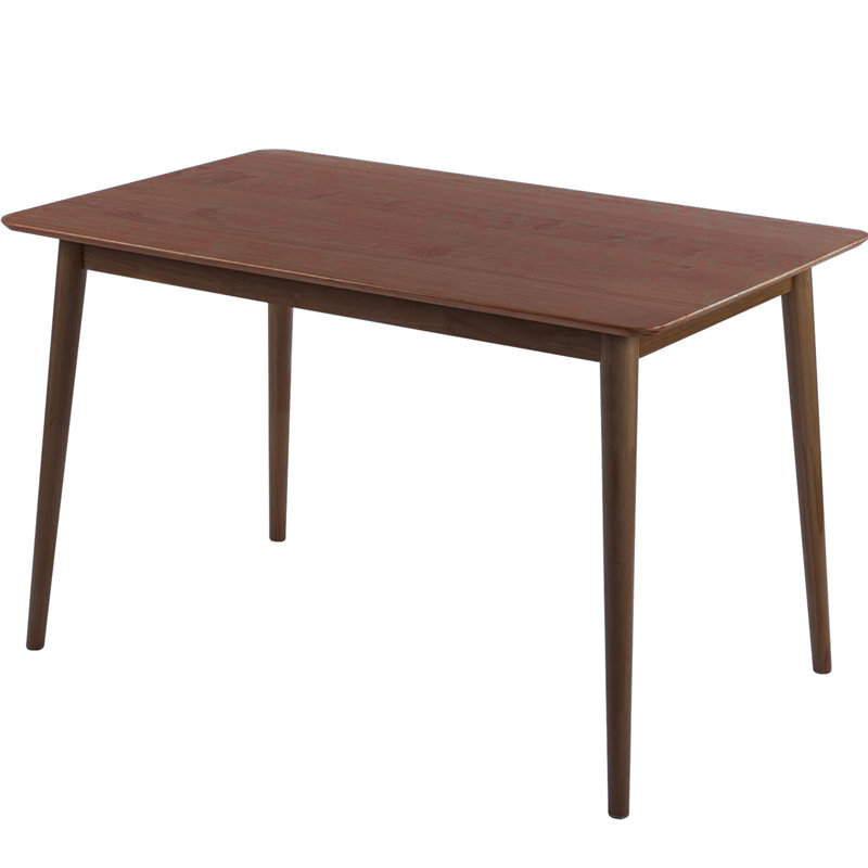 47 Inch Wooden Dining Table, Rectangular Kitchen Table Home Furniture for Small Spaces, Modern Dining Room Table for Kitchen, Apartment and Compact Dining Areas