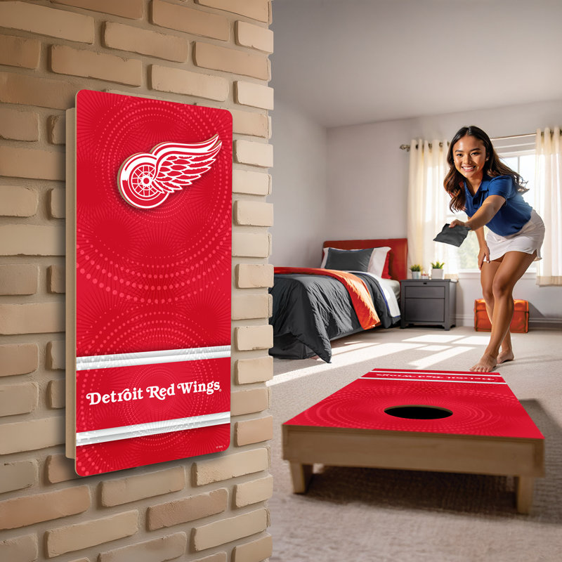 Detriot Red Wings Mini Wall Hanging Cornhole