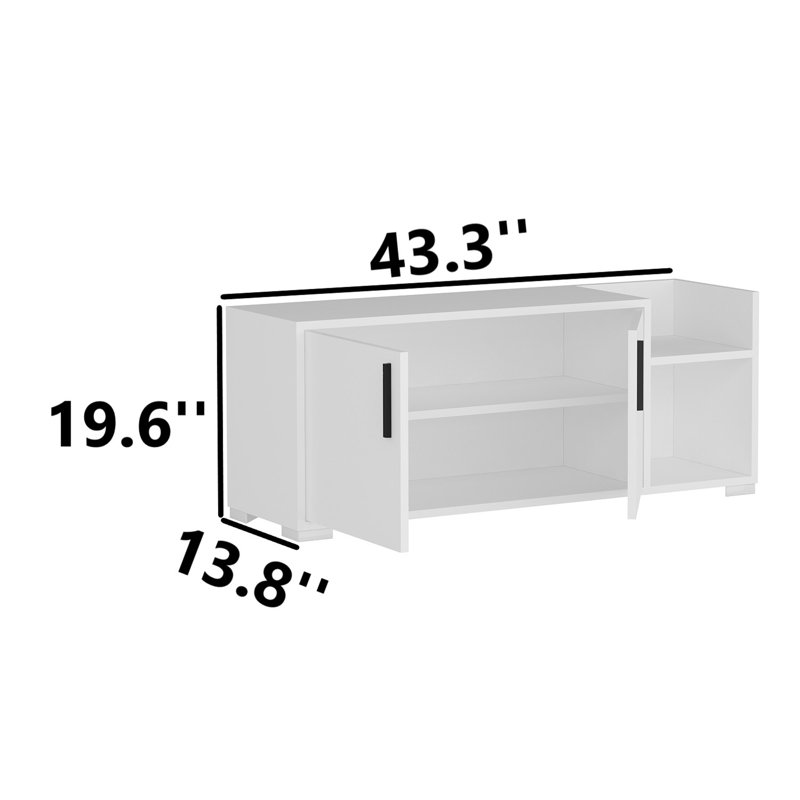 10 Pair Shoe Storage Cabinet, White