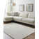 Rectangle Dishu Hand Tufted Wool Area Rug in Cream