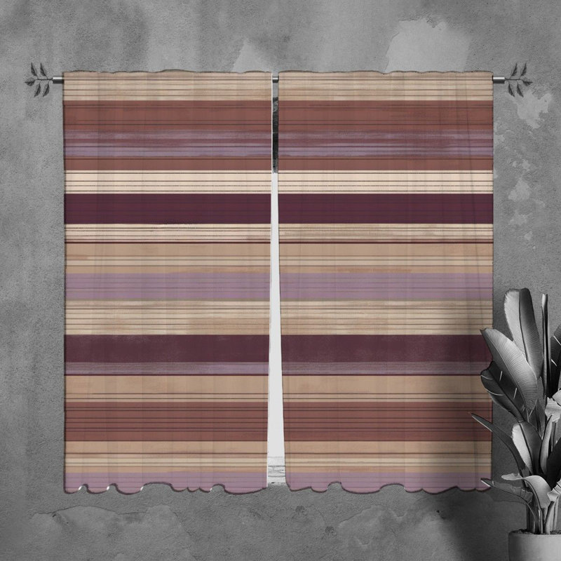 Lataya Room Darkening Curtain Pair, 20" W x 82" L